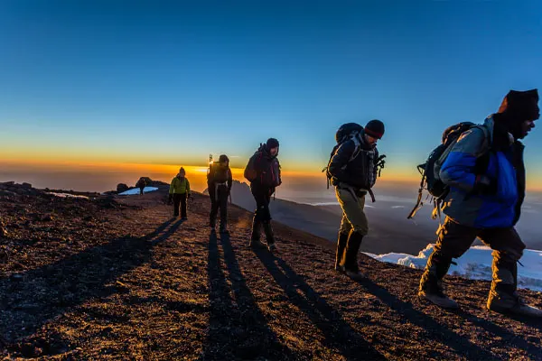 7 days machame route